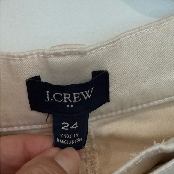J.Crew High-Rise Utility Chino Shorts Beige Cotton Twill Casual Classic 24 - Picture 2 of 11